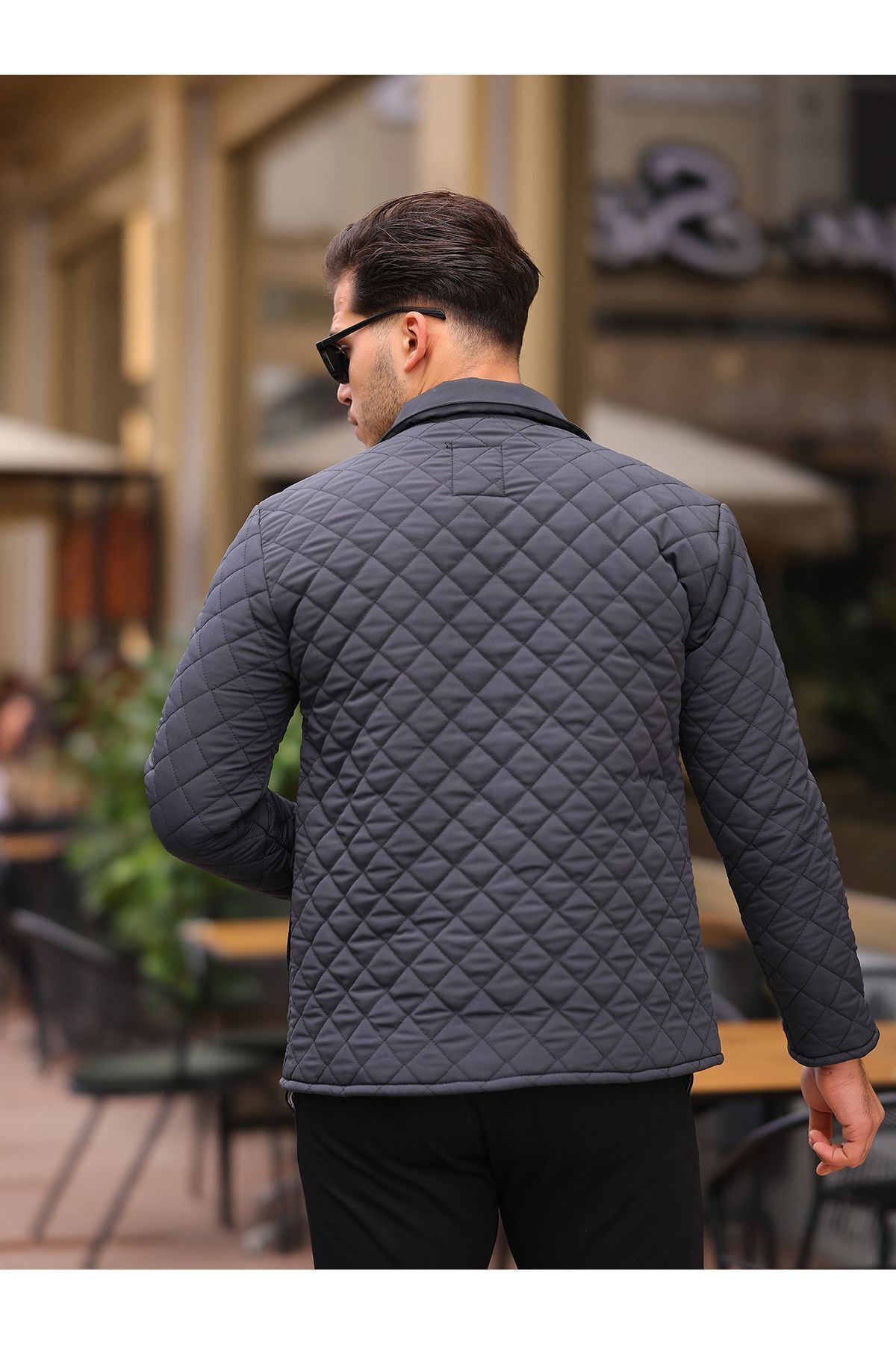 Çıtçıtlı Kapitone Mont