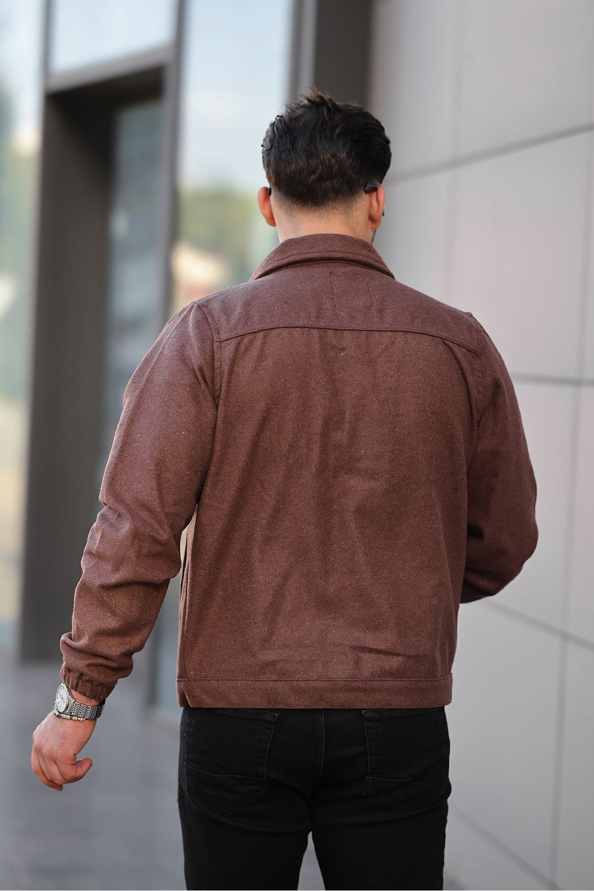 Oversize Kaşe Ceket