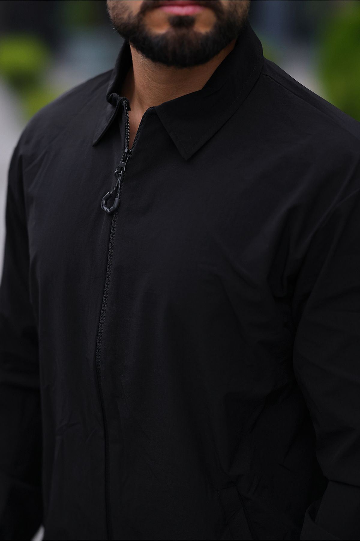 Gömlek Yakalı Fermuarlı Takım