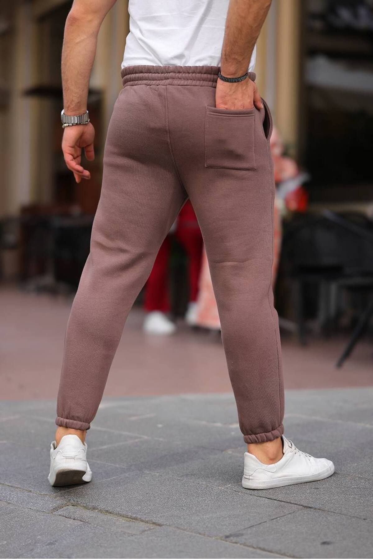 Bel Paça Lastikli Şardonlu Eşofman Altı