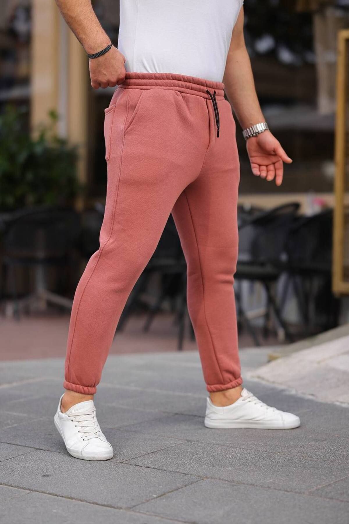 Bel Paça Lastikli Şardonlu Eşofman Altı