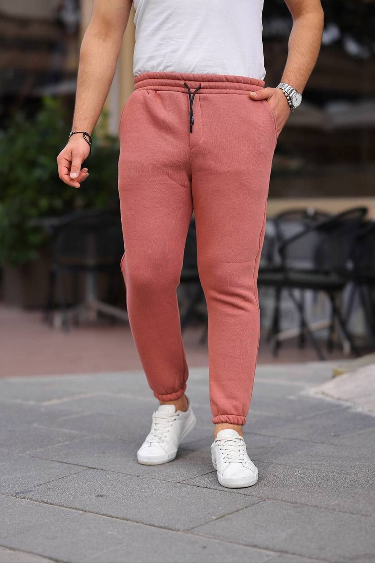 Bel Paça Lastikli Şardonlu Eşofman Altı