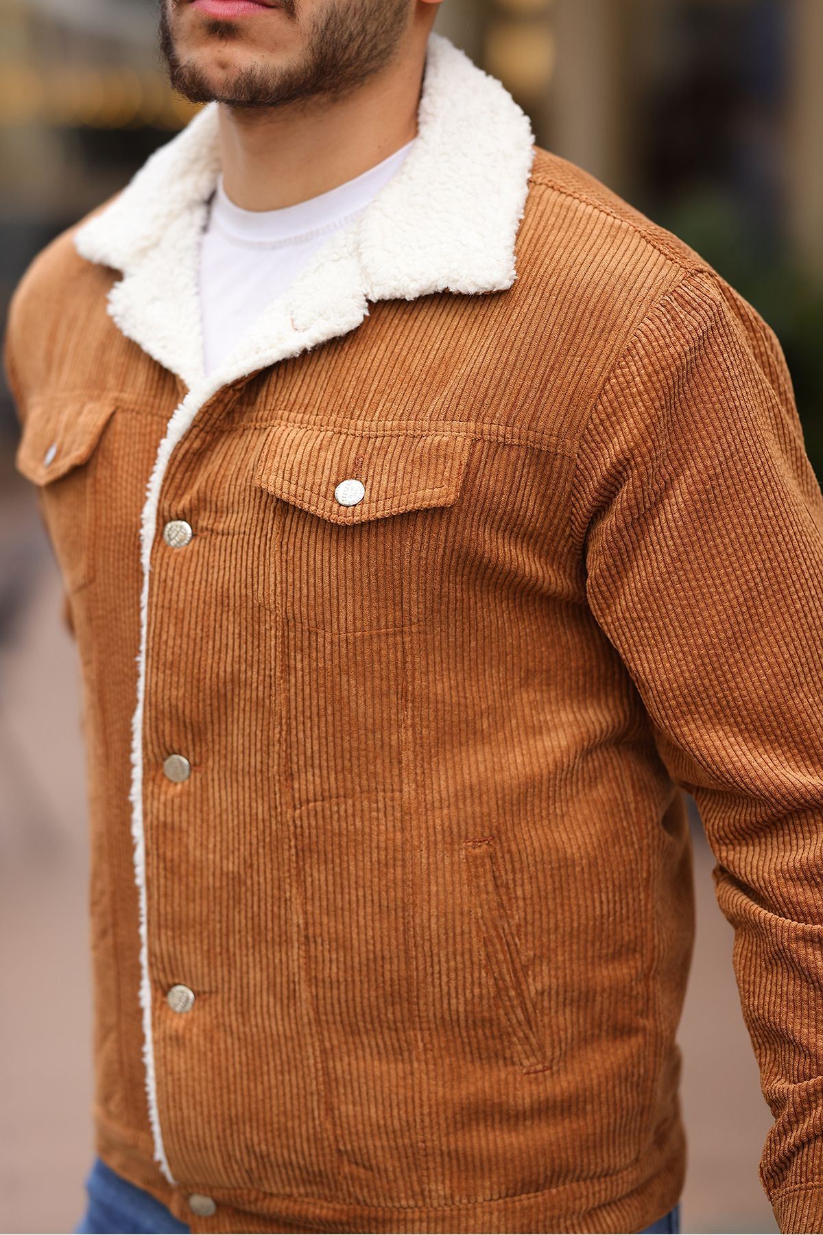 KADİFE İÇİ KÜRKLÜ CEKET