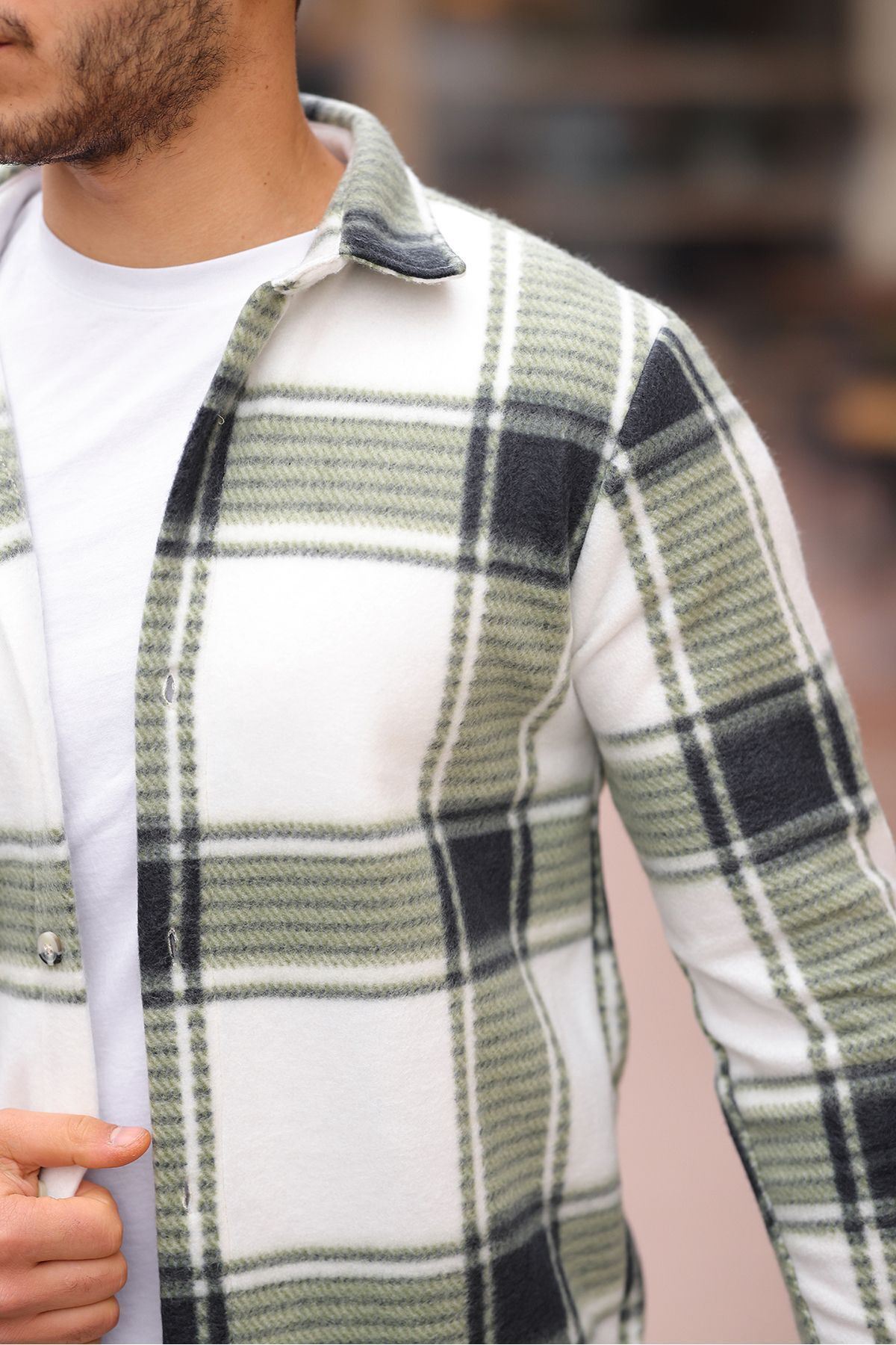 Kareli Polar Gömlek