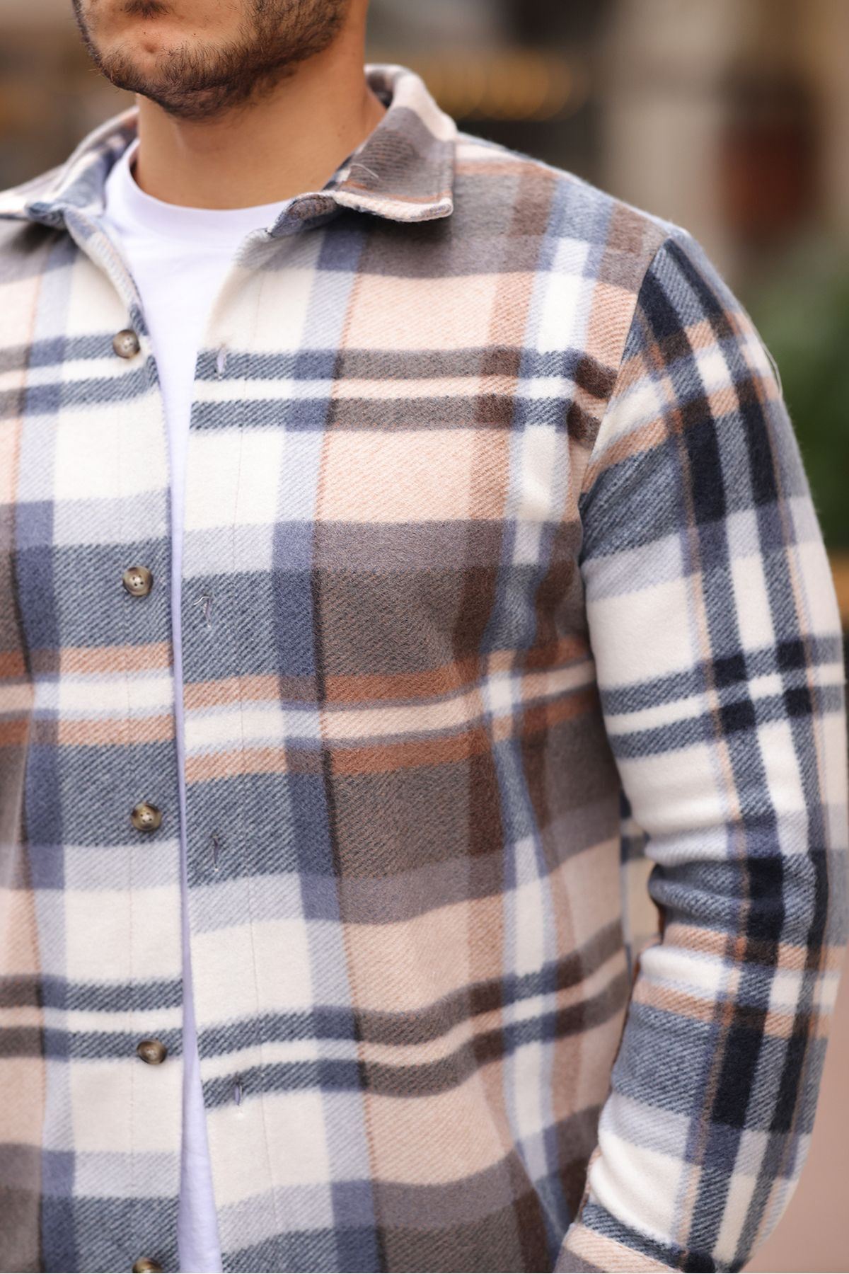 Kareli Polar Gömlek