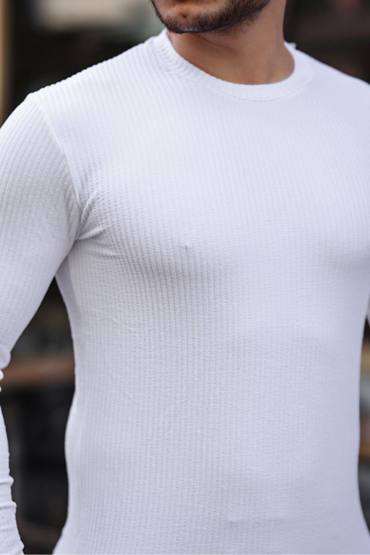 Jakarlı Mevsimlik Sweatshirt