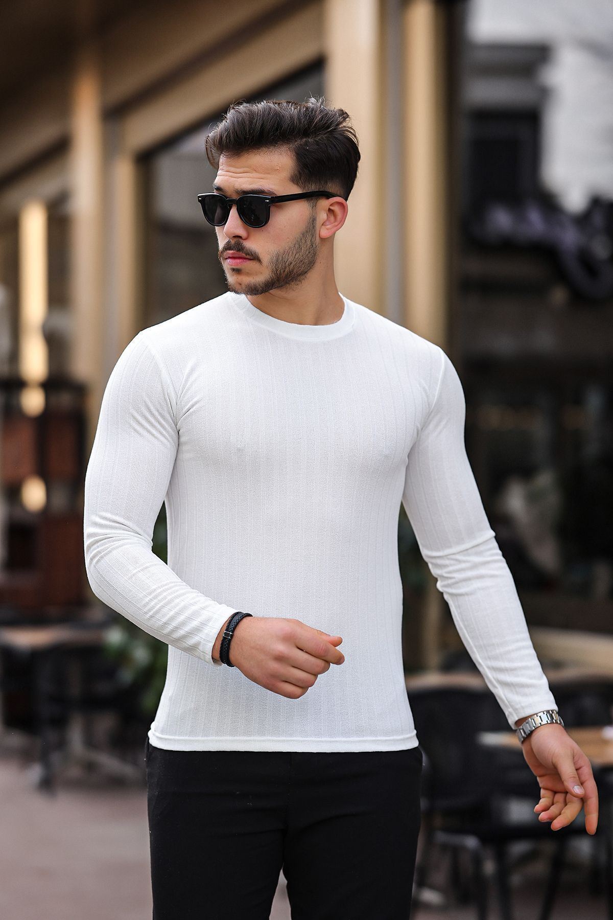 Jakarlı Mevsimlik Sweatshirt