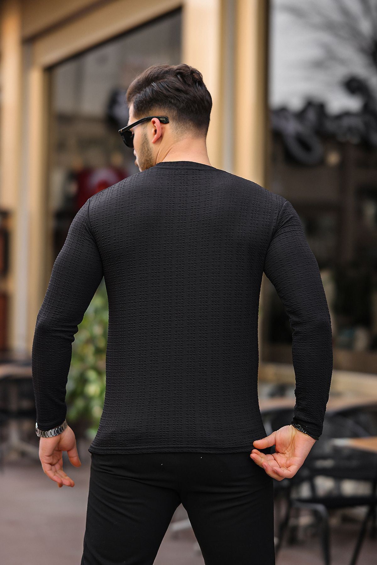 Jakarlı Mevsimlik Sweatshirt