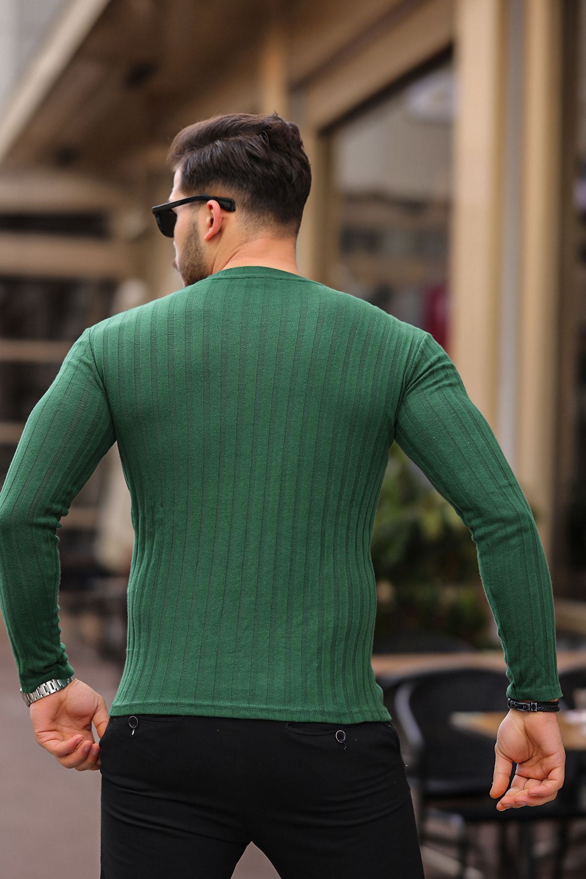 Jakarlı Mevsimlik Sweatshirt