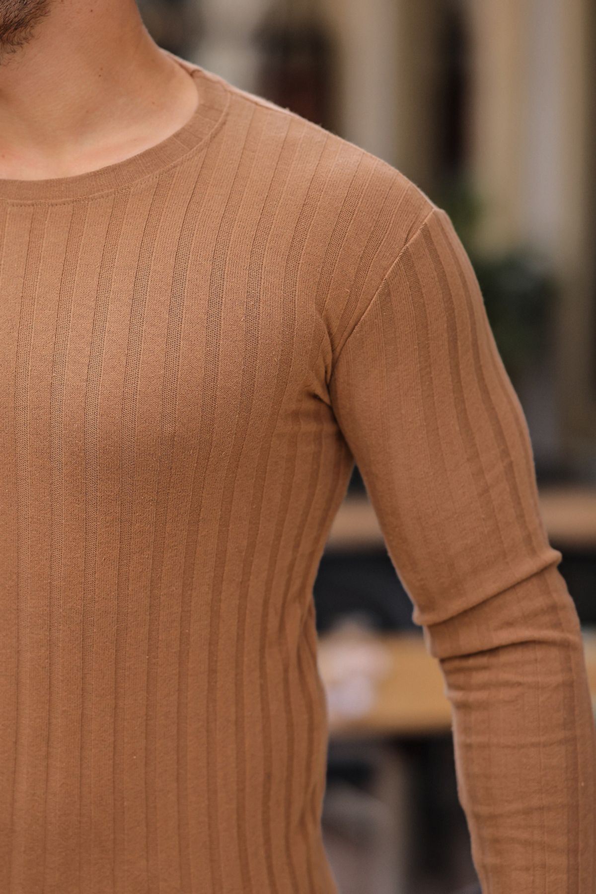 Jakarlı Mevsimlik Sweatshirt