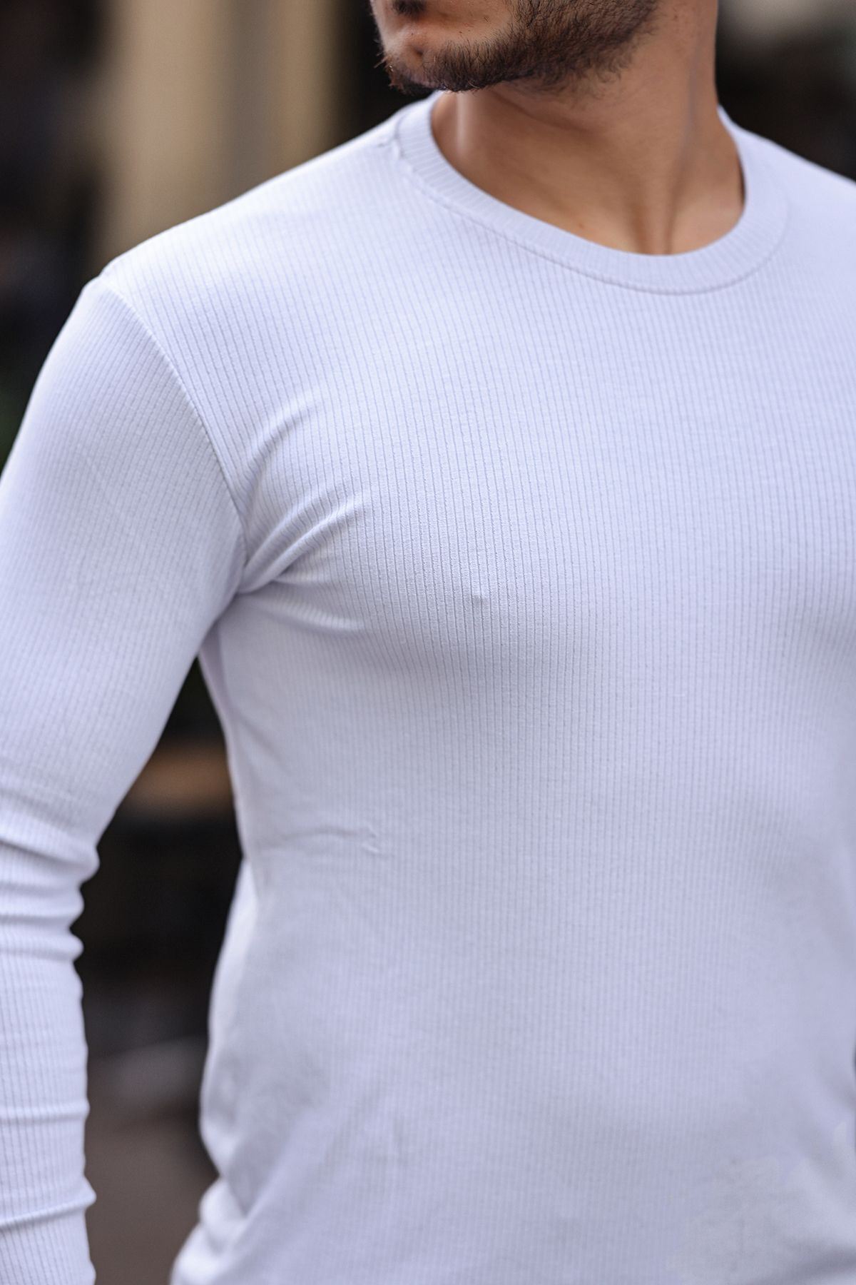 Jakarlı Mevsimlik Sweatshirt