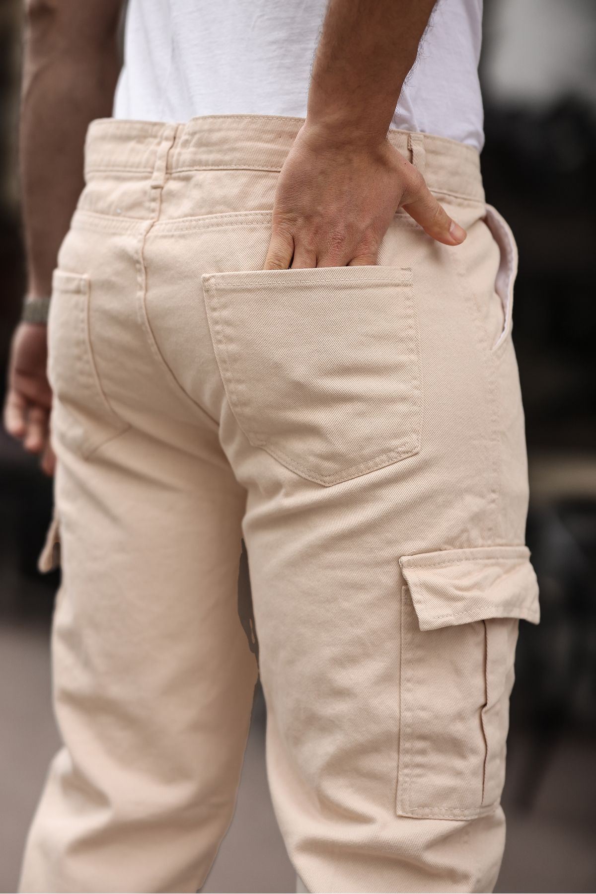 Erkek Kargo Cepli Baggy Pantolon