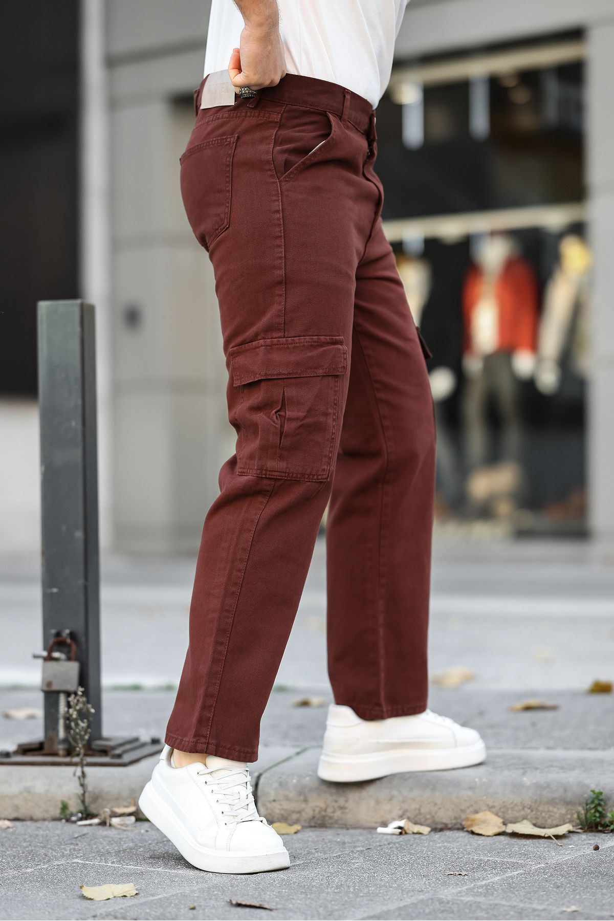 Erkek Kargo Cepli Baggy Pantolon