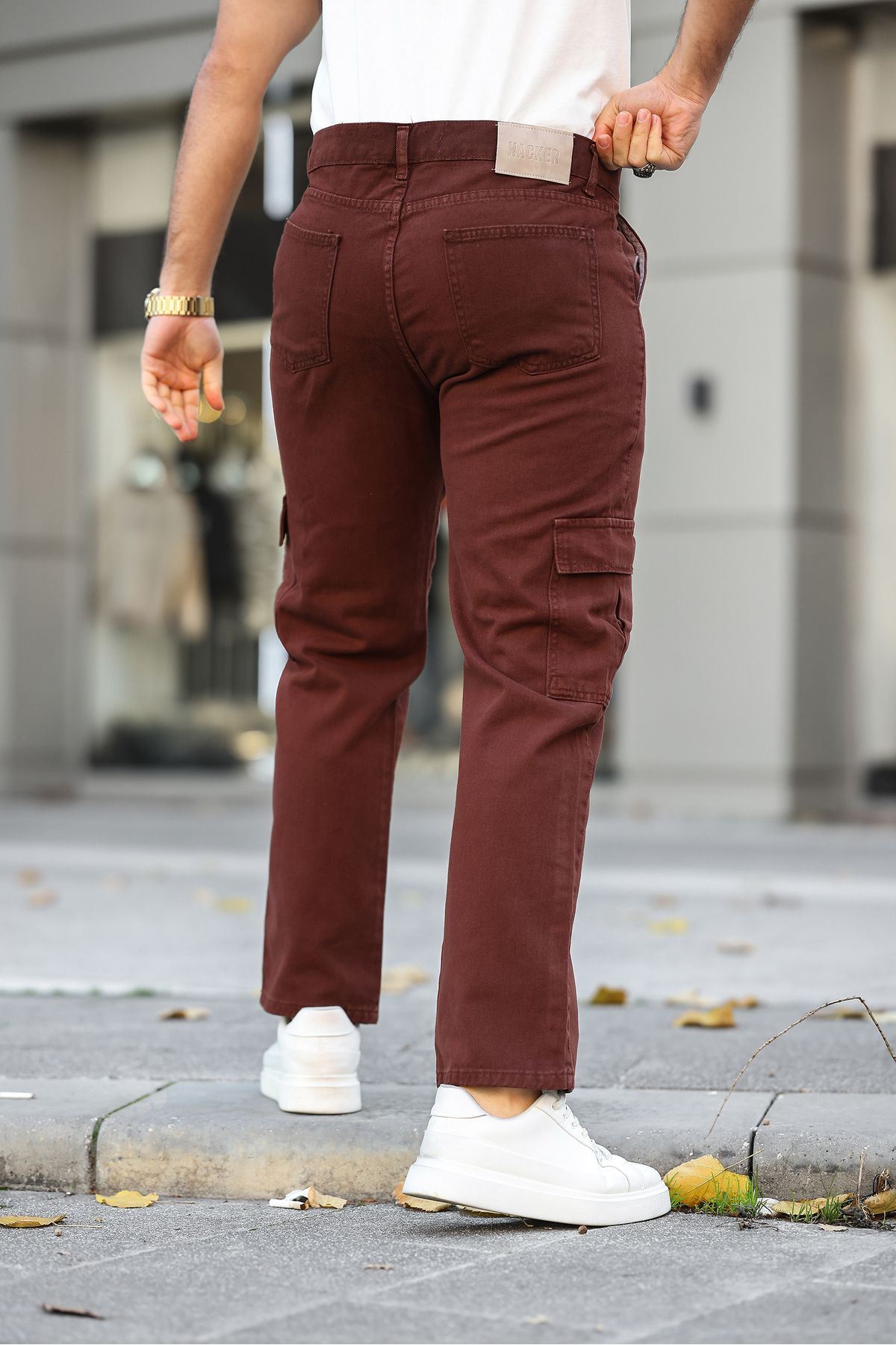 Erkek Kargo Cepli Baggy Pantolon