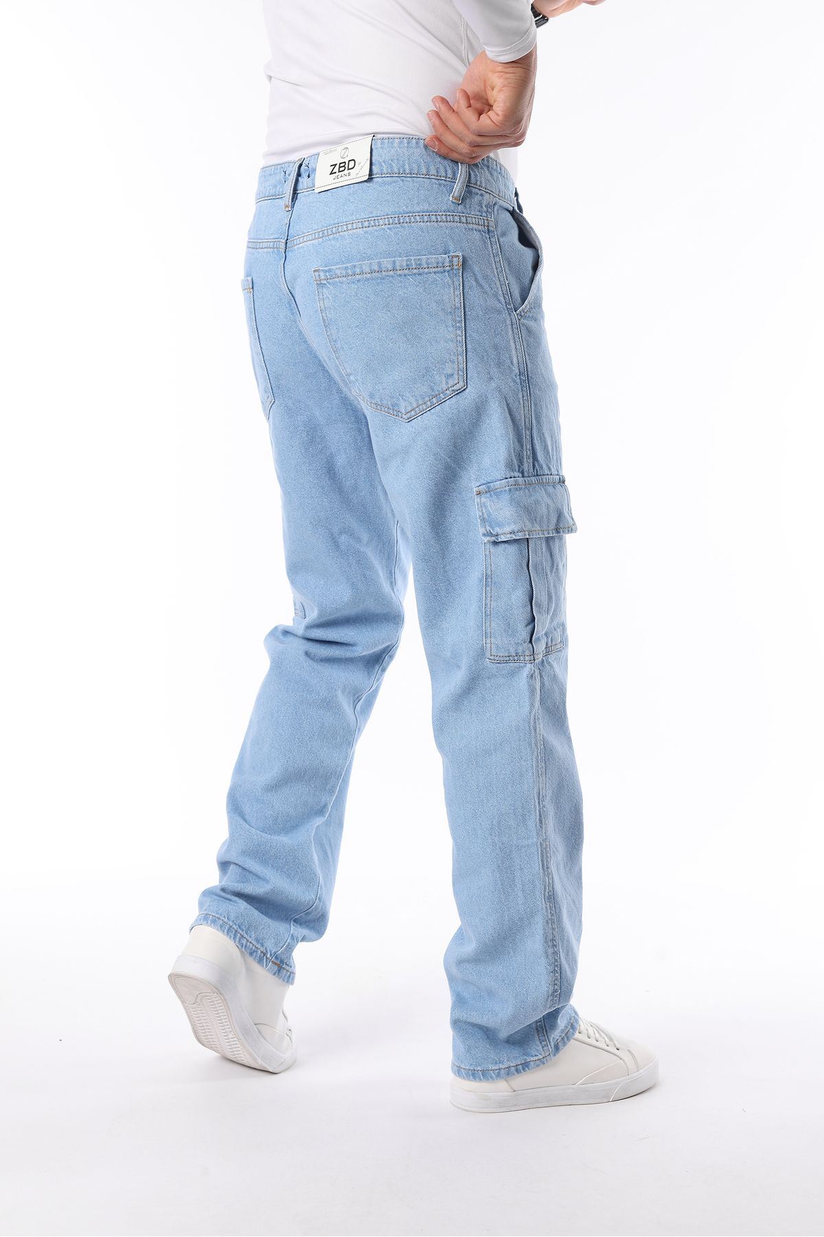 Erkek Kargo Cepli Baggy Pantolon