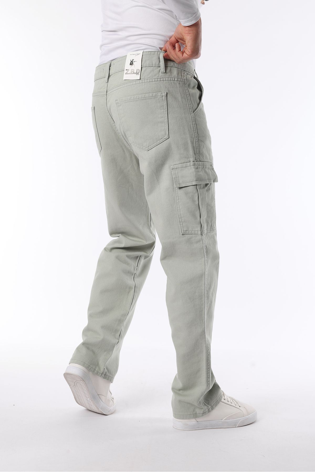 Erkek Kargo Cepli Baggy Pantolon