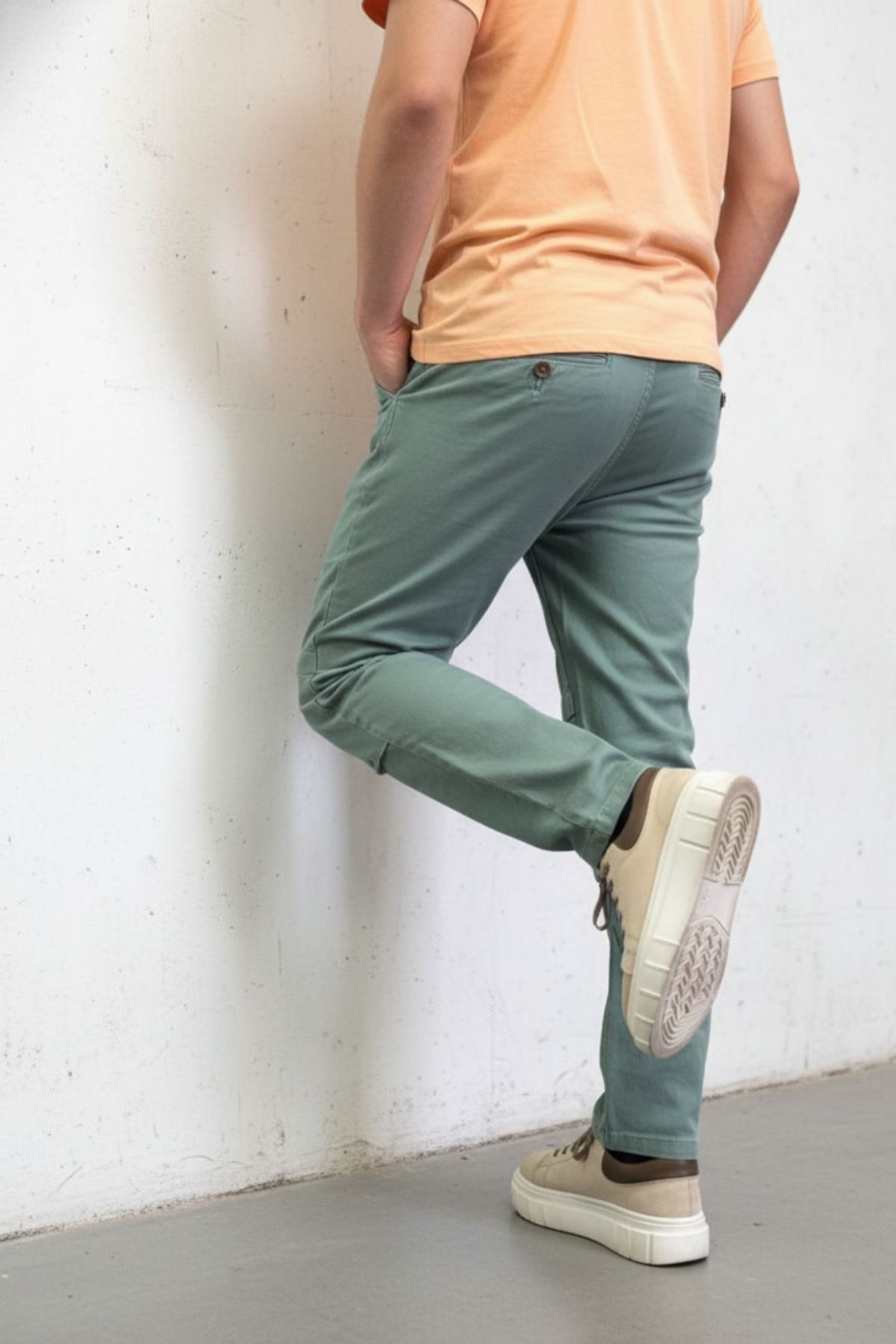 Erkek Kargo Cep Baggy Pantolon