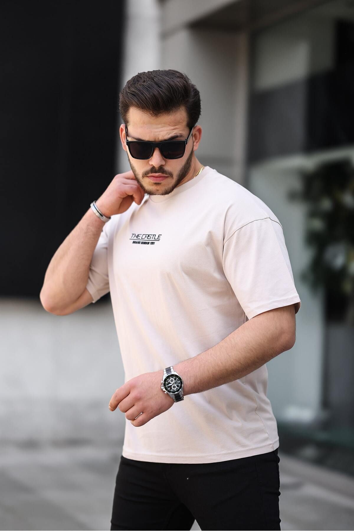 Erkek Oversize T-Shirt The Castle