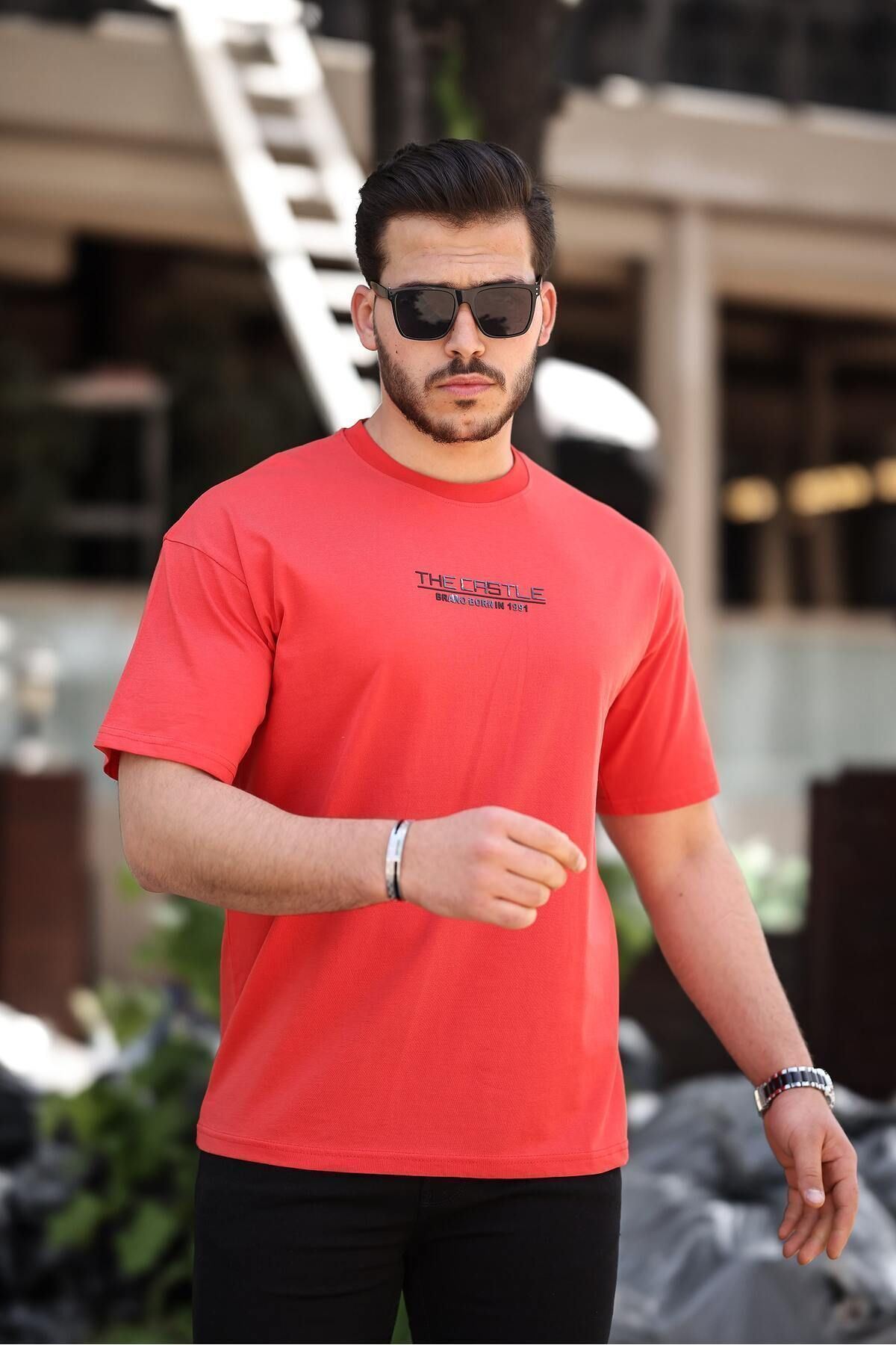 Erkek Oversize T-Shirt The Castle