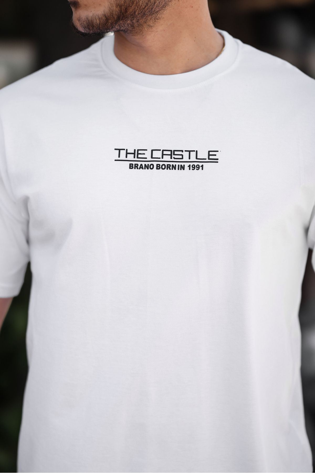Erkek Oversize T-Shirt The Castle