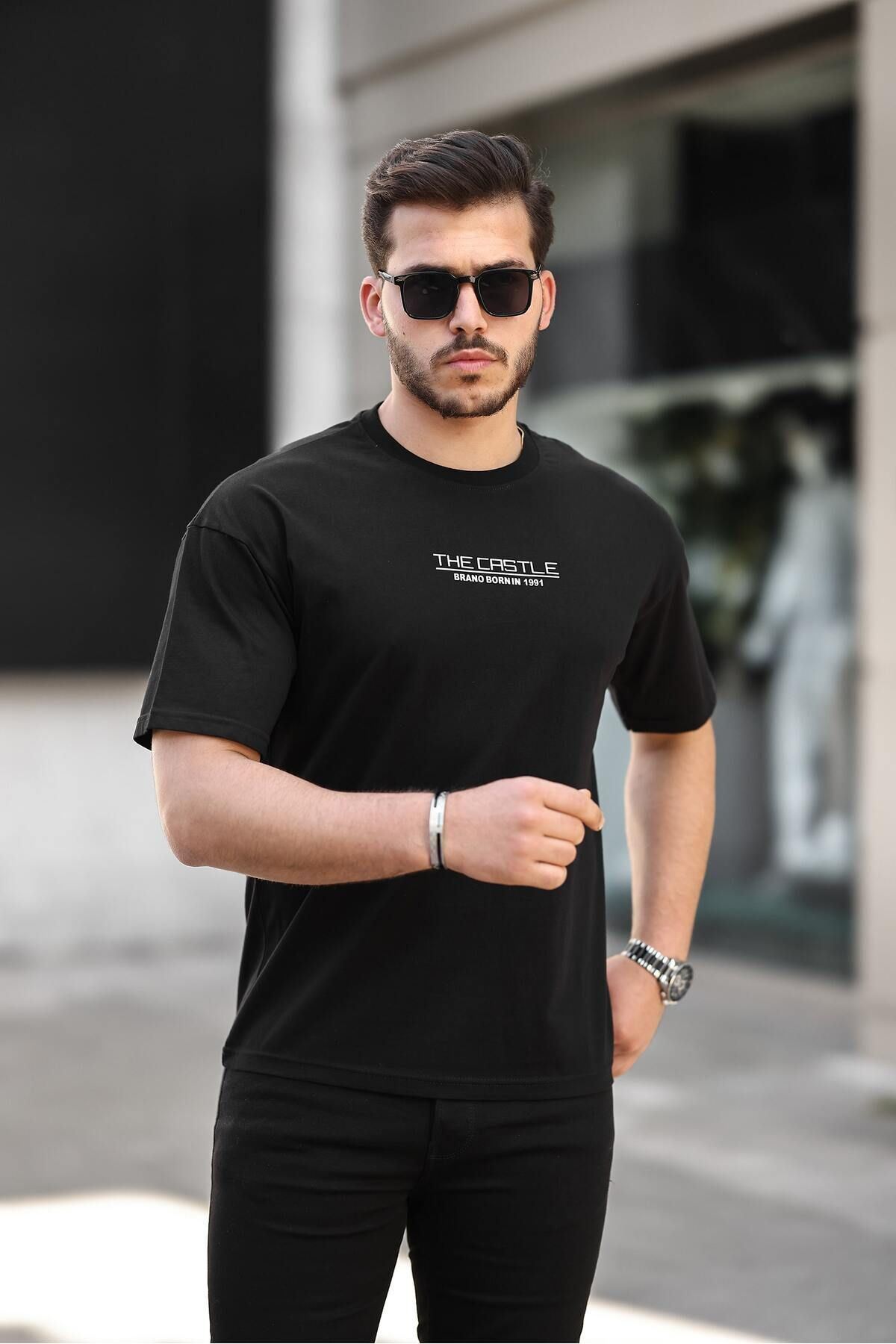Erkek Oversize T-Shirt The Castle