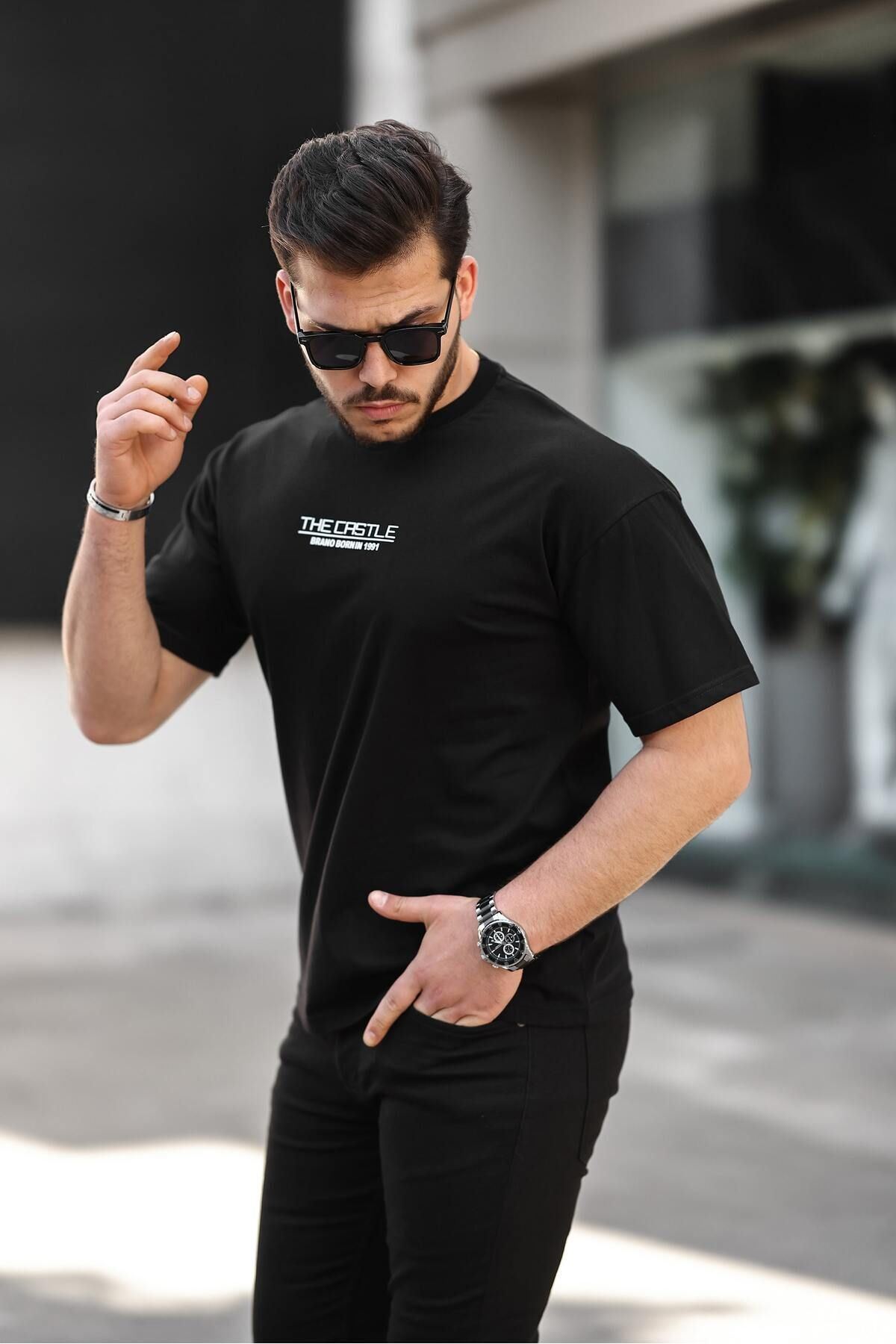 Erkek Oversize T-Shirt The Castle