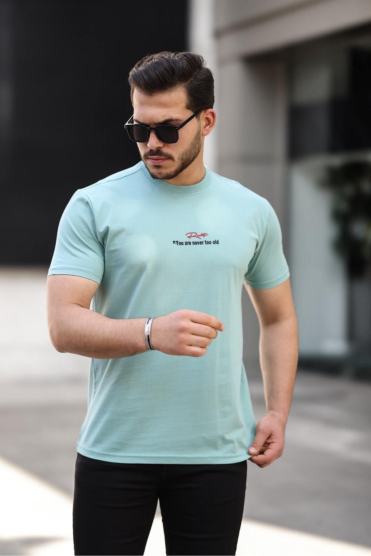 Erkek Slim Fit T-Shirt Ratty