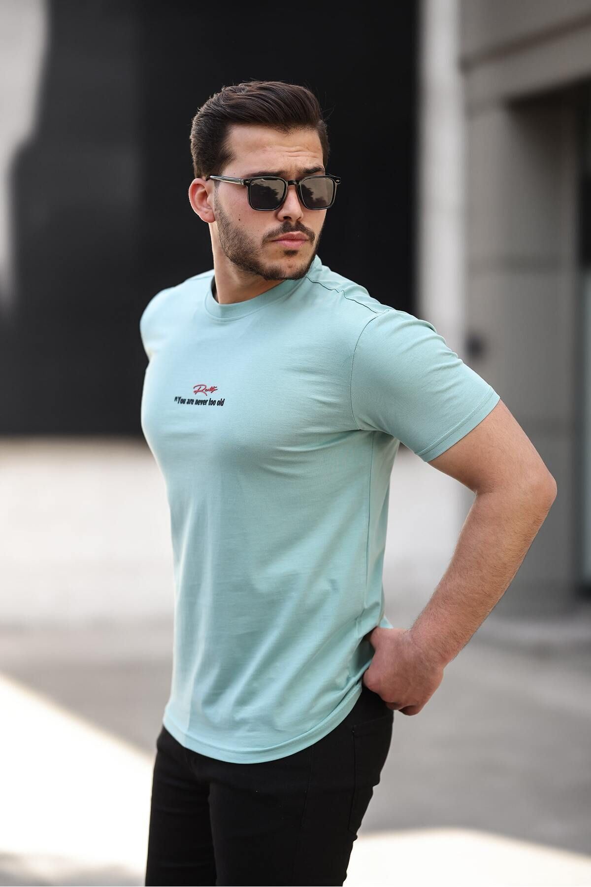 Erkek Slim Fit T-Shirt Ratty