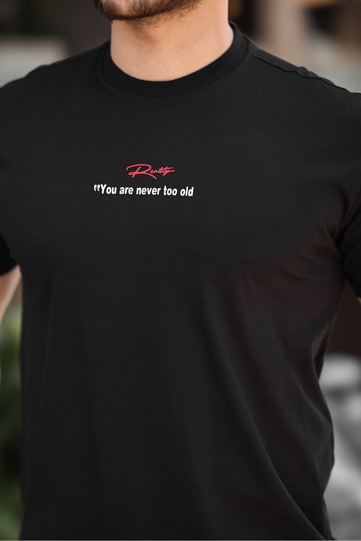 Erkek Slim Fit T-Shirt Ratty