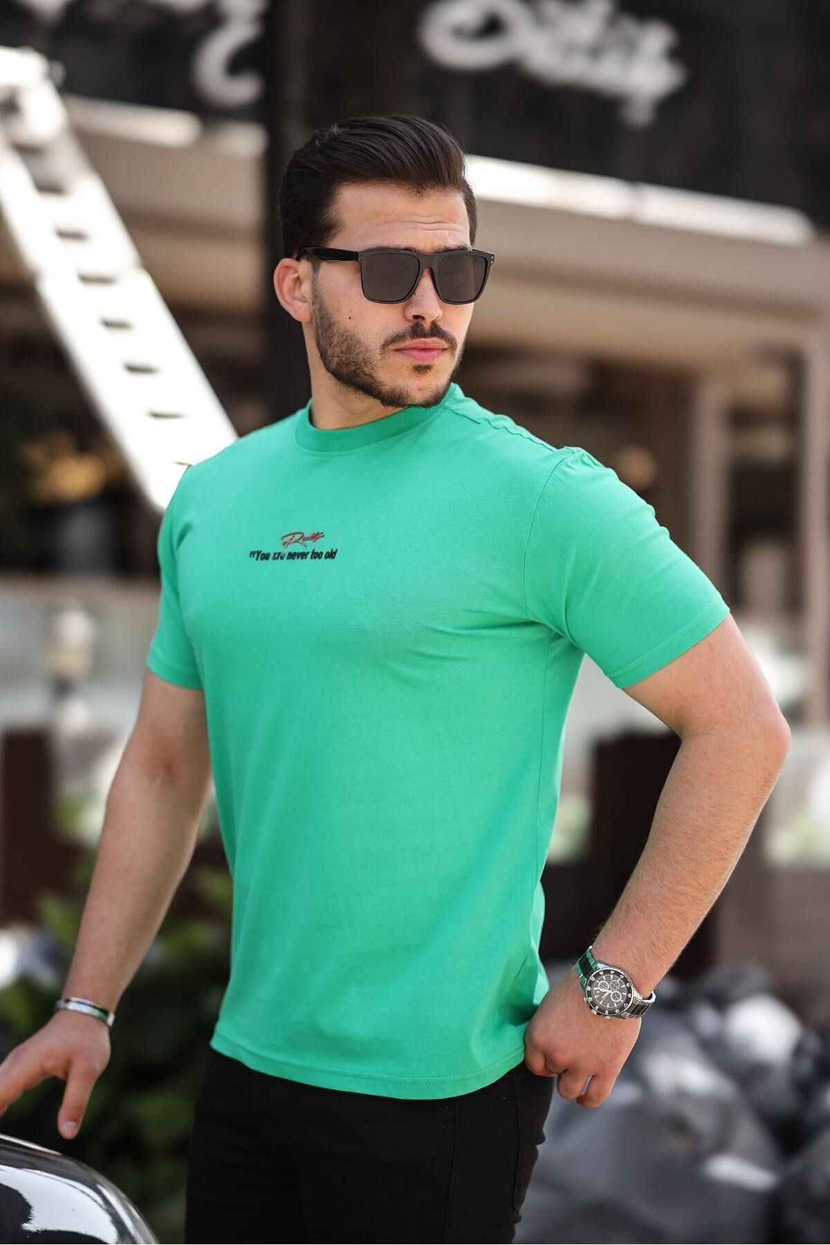 Erkek Slim Fit T-Shirt Ratty