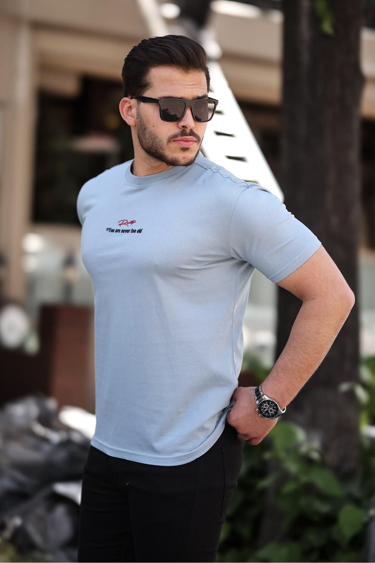 Erkek Slim Fit T-Shirt Ratty