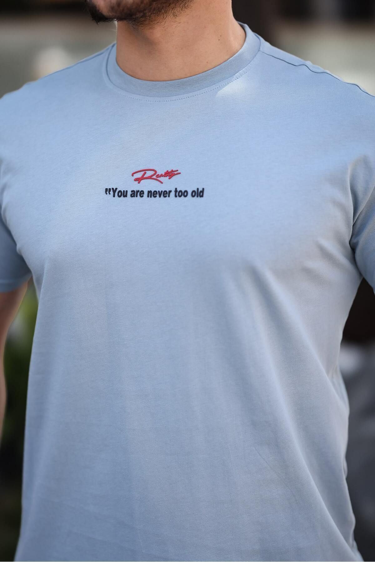 Erkek Slim Fit T-Shirt Ratty