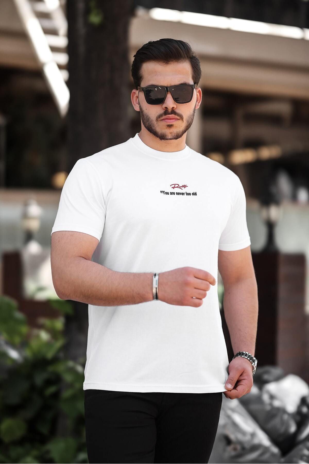 Erkek Slim Fit T-Shirt Ratty