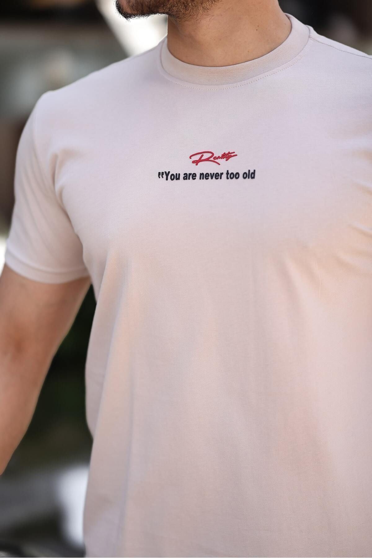 Erkek Slim Fit T-Shirt Ratty