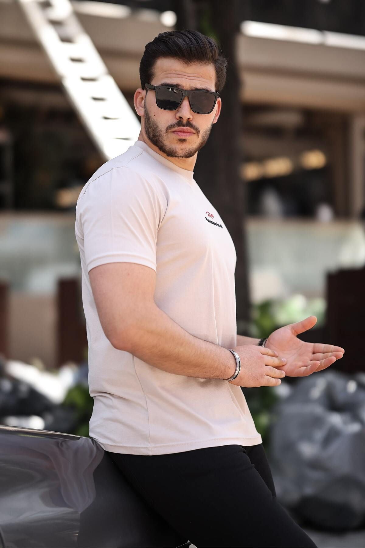 Erkek Slim Fit T-Shirt Ratty