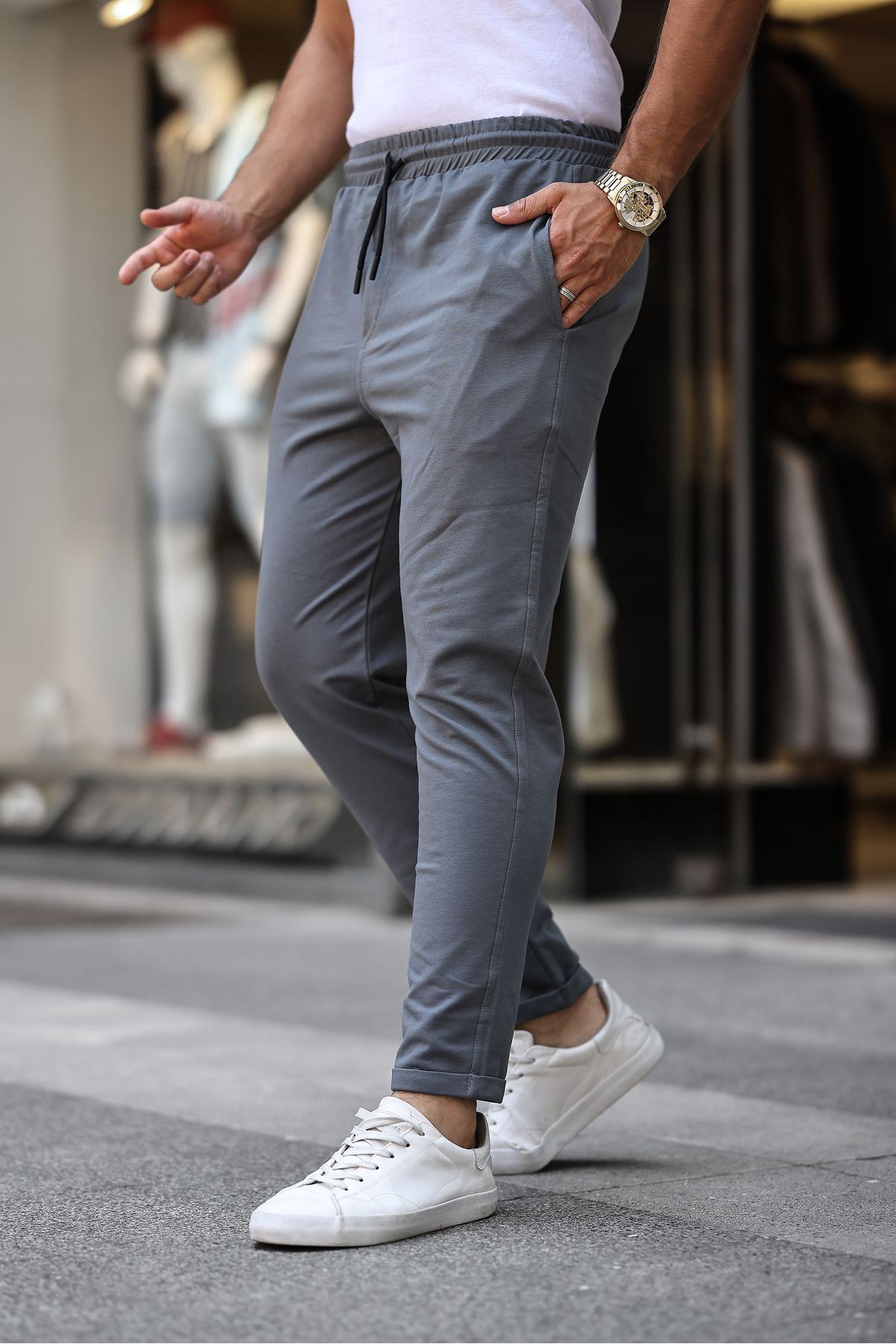 İki Iplik Duble Paça Eşofman