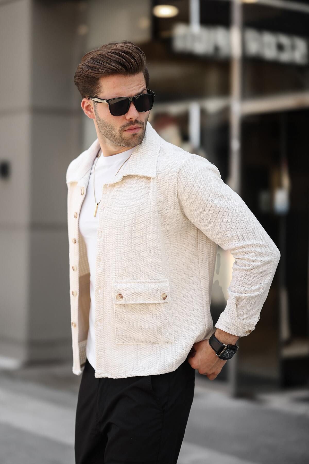 Düğme Detaylı Regular Fit Hırka