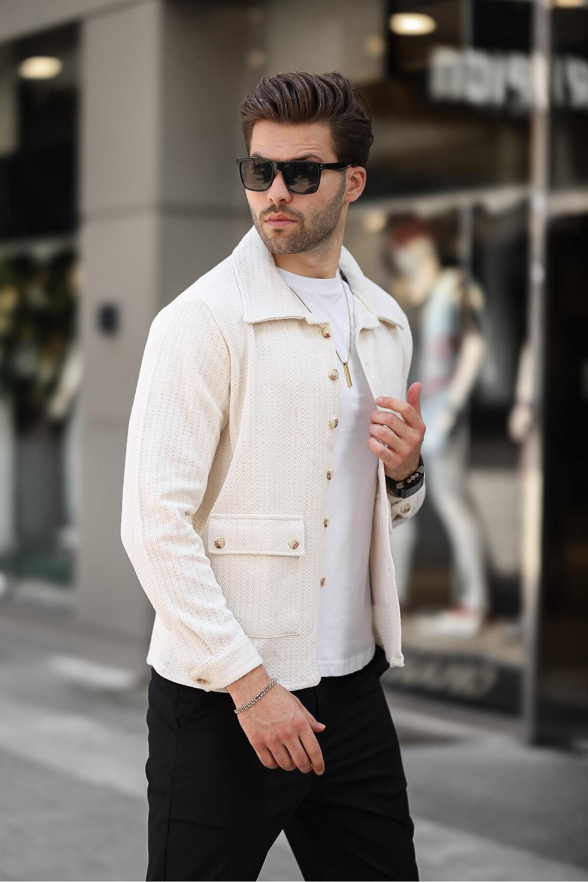 Düğme Detaylı Regular Fit Hırka