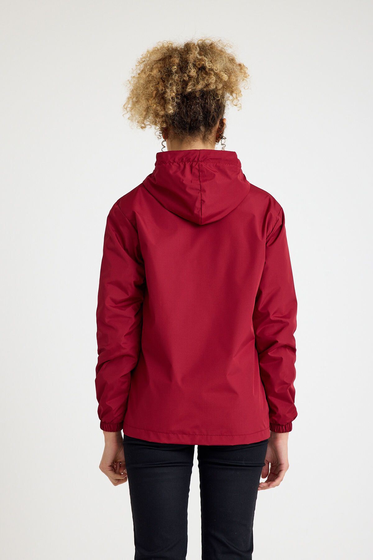 Kadın Içi Astarlı Suya Dayanıklı Kapüşonlu Yağmurluk