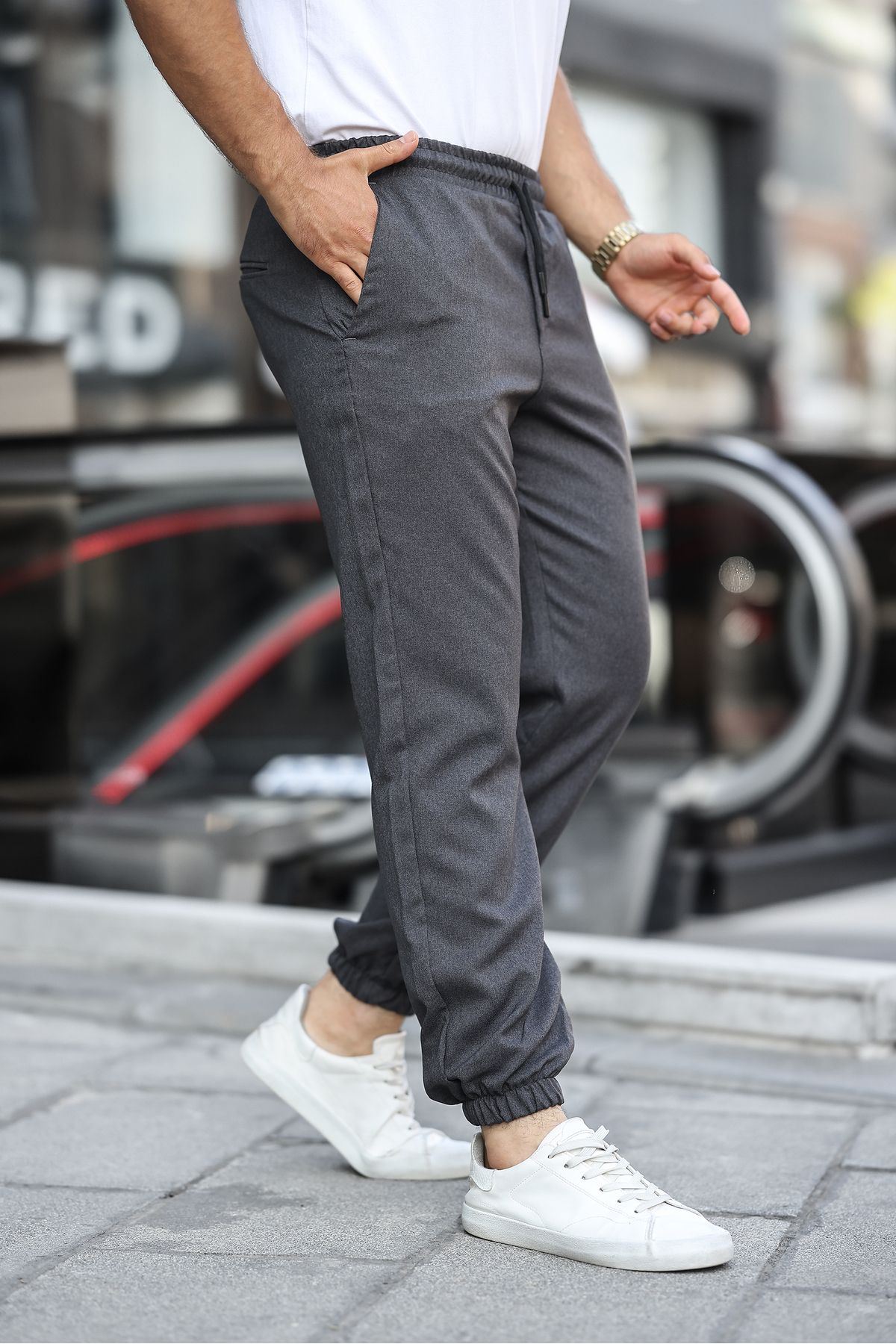 Erkek Paça Lastikli Jogger Pantolon