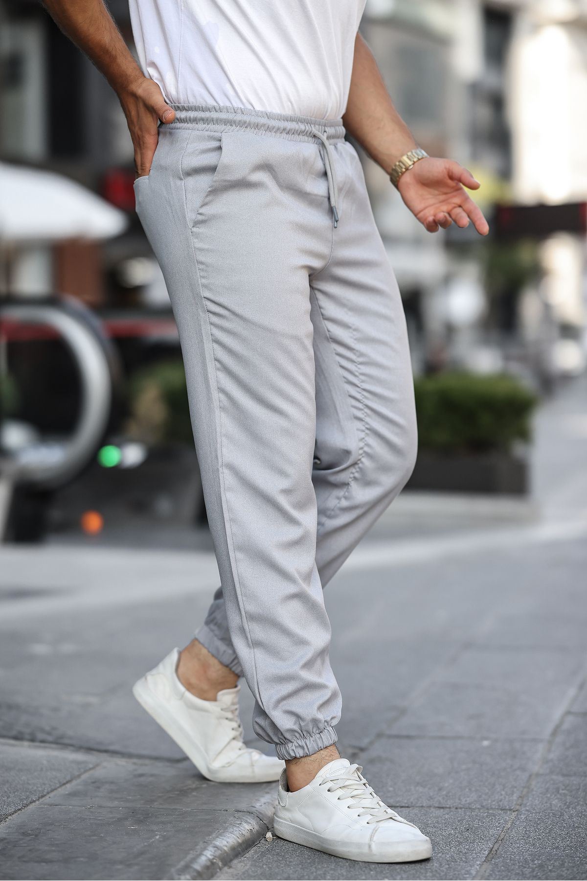 Erkek Paça Lastikli Jogger Pantolon