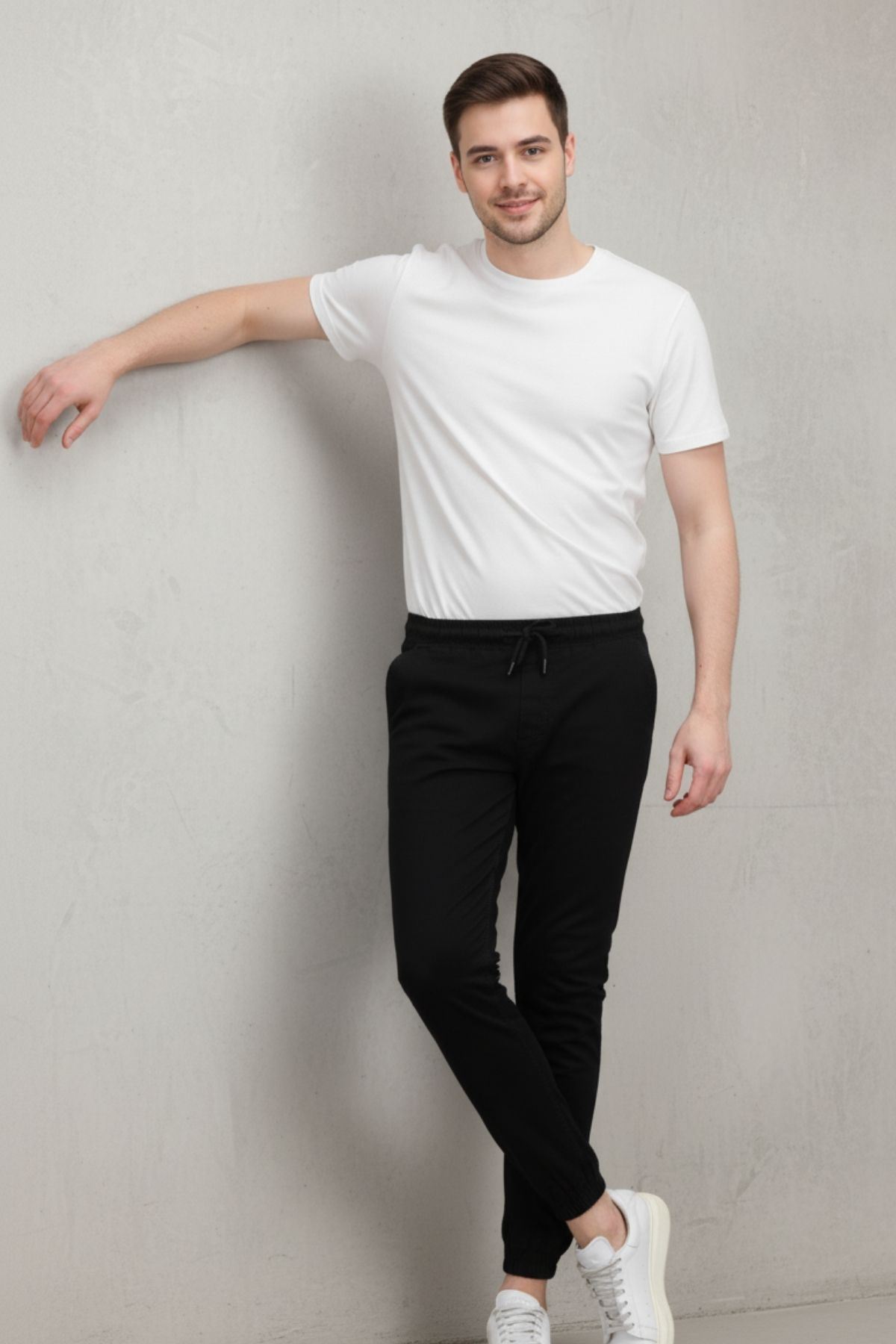 Erkek Paça Lastikli Jogger Pantolon