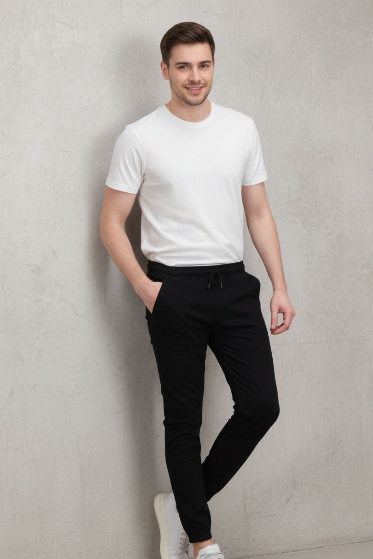 Erkek Paça Lastikli Jogger Pantolon