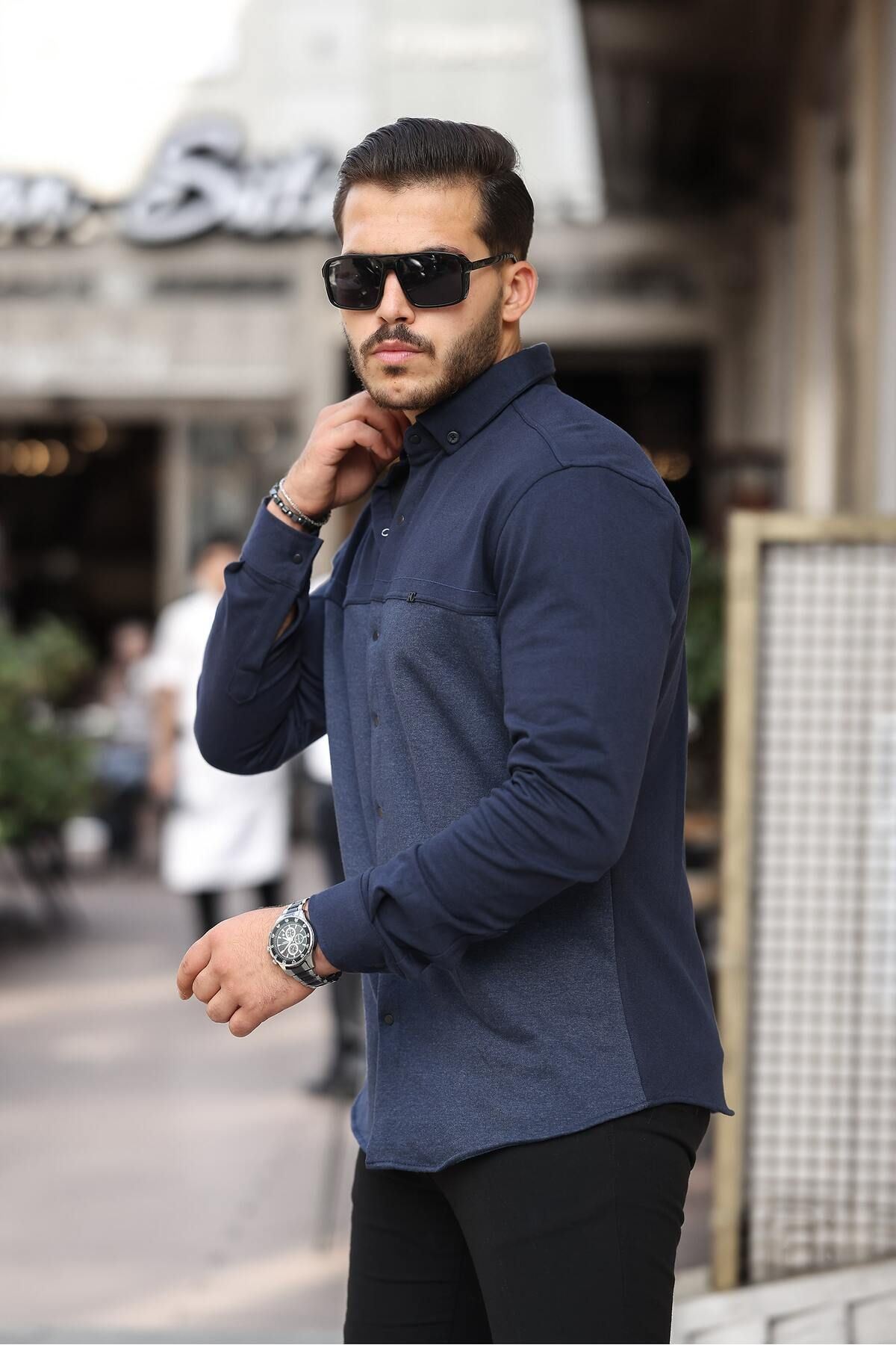 Çift Renk Kışlık Gömlek