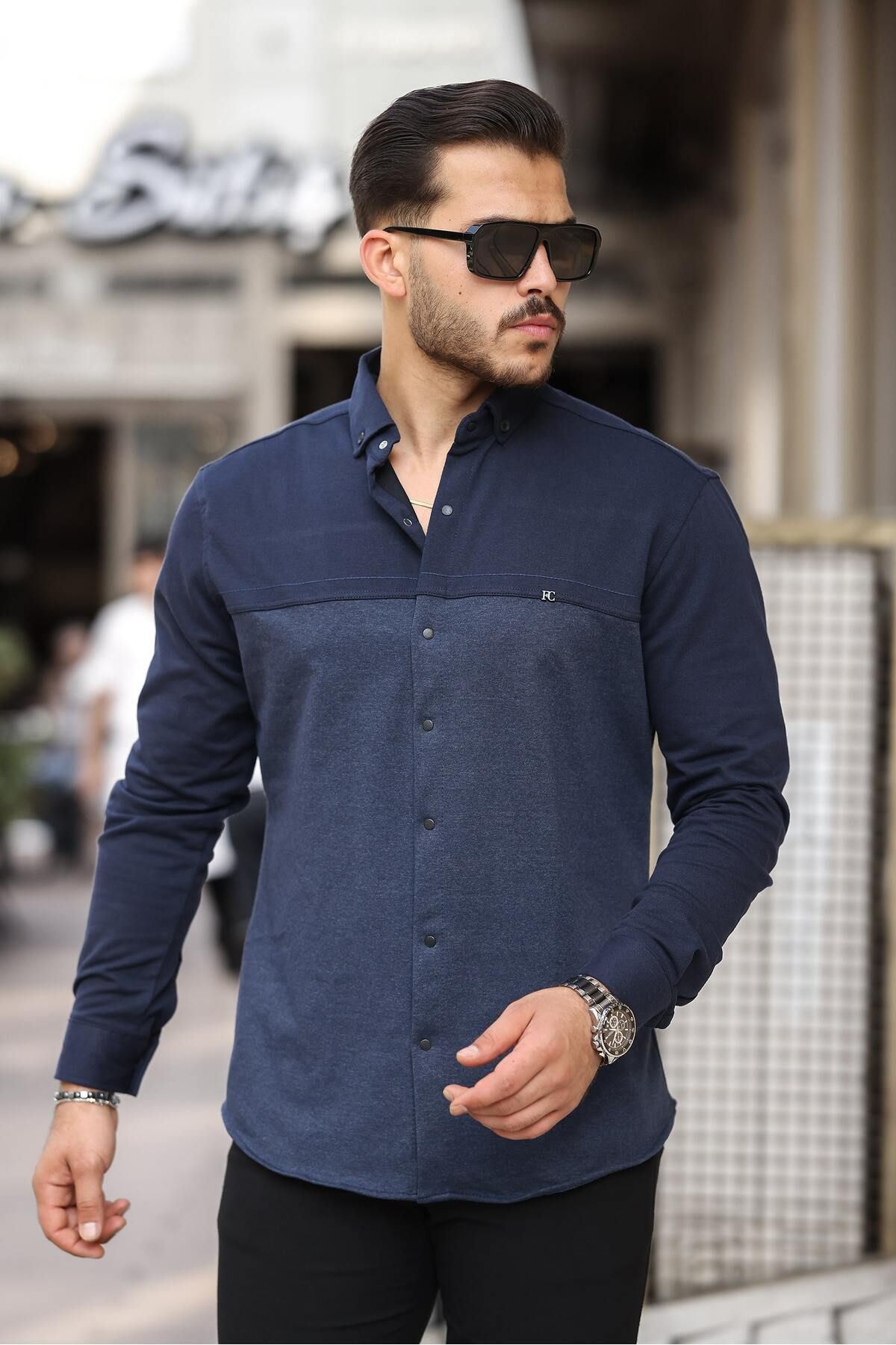 Çift Renk Kışlık Gömlek