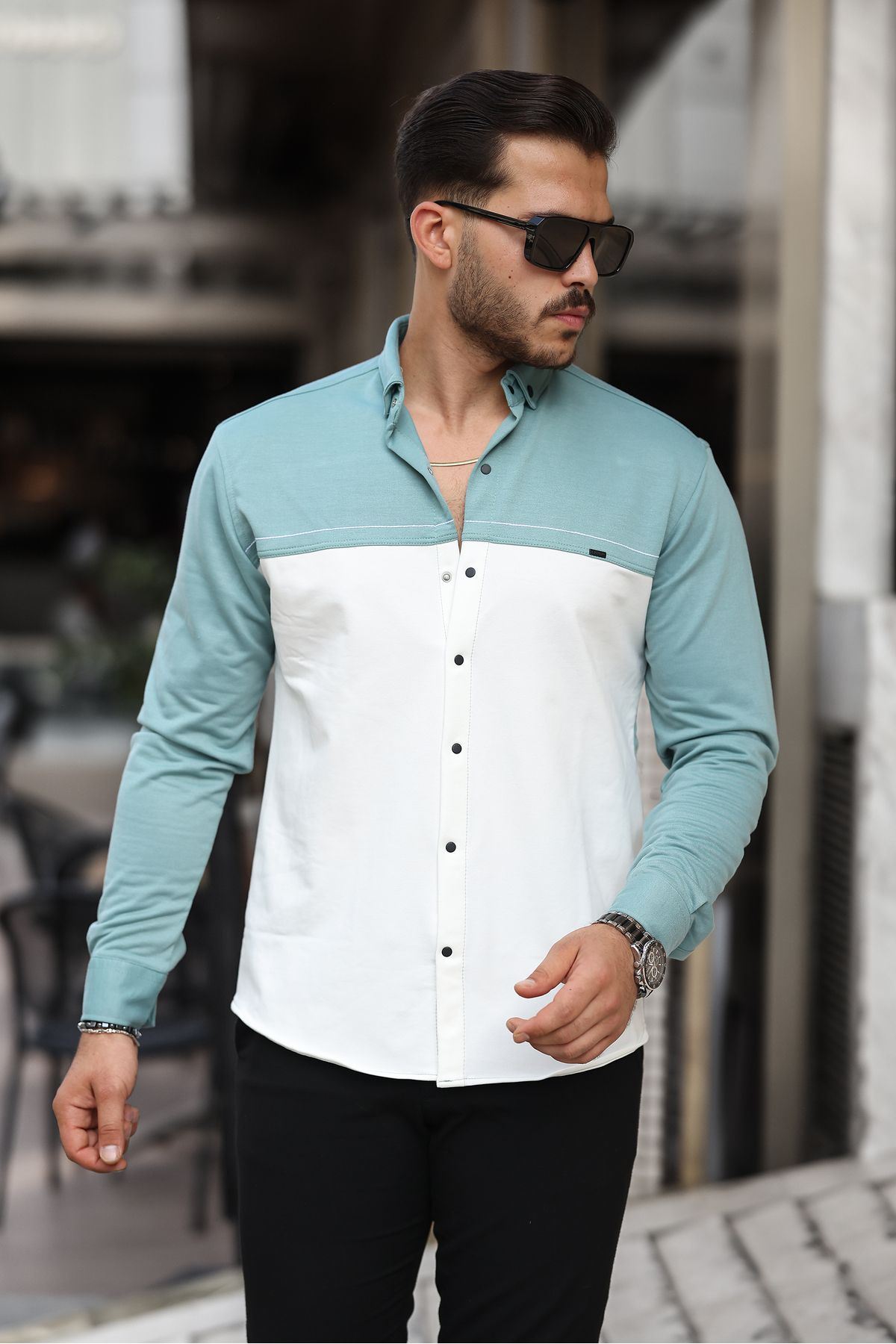 Çift Renk Kışlık Gömlek