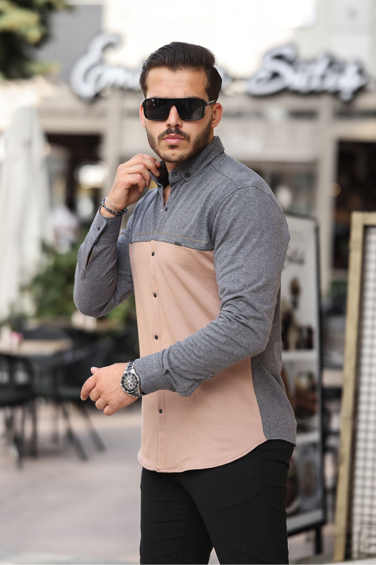 Çift Renk Kışlık Gömlek