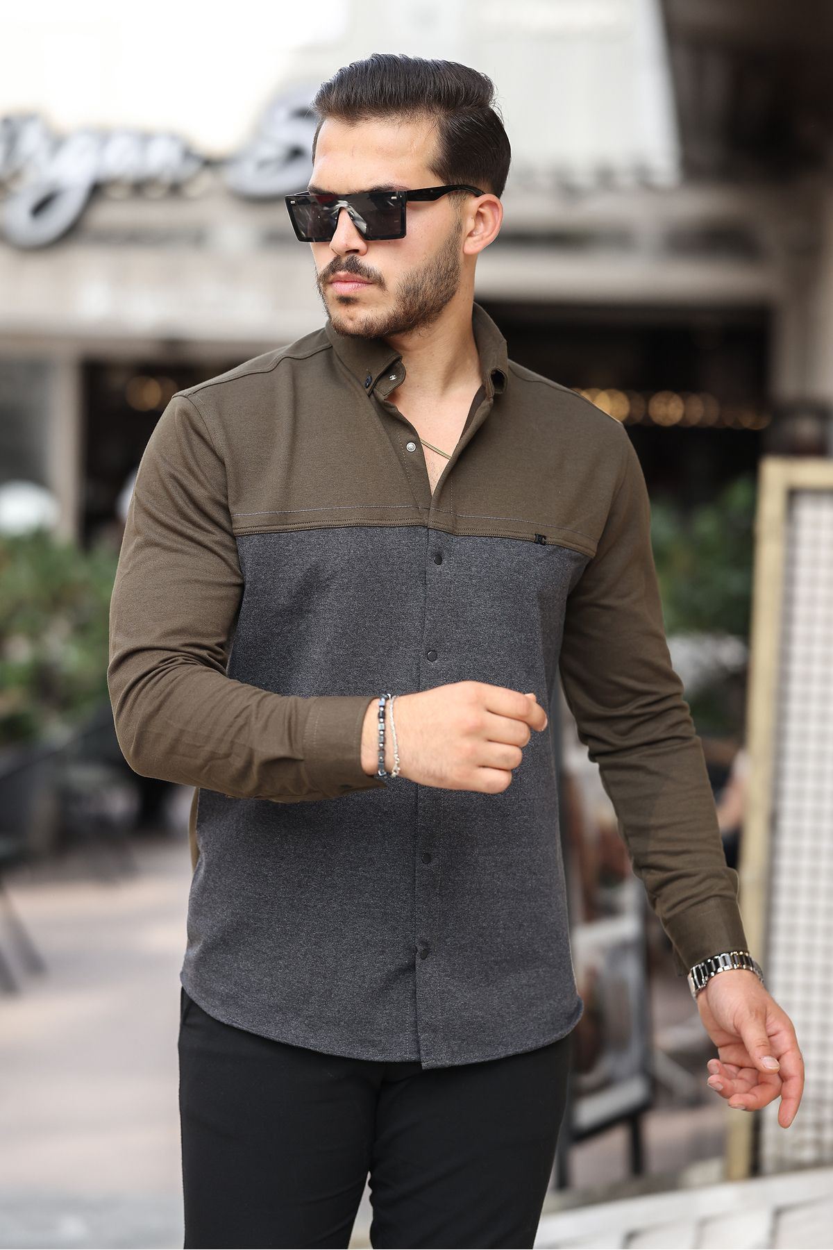 Çift Renk Kışlık Gömlek