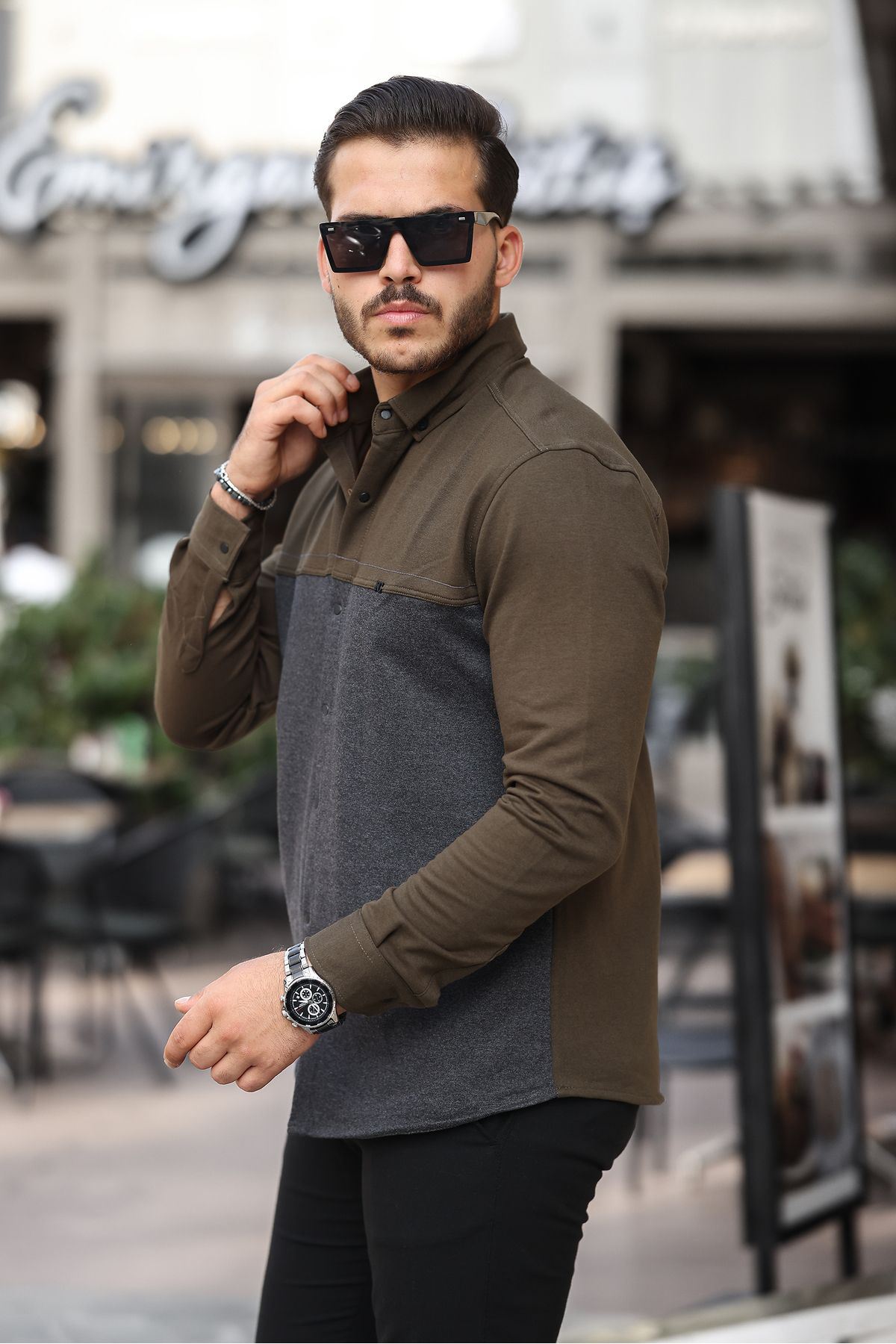 Çift Renk Kışlık Gömlek