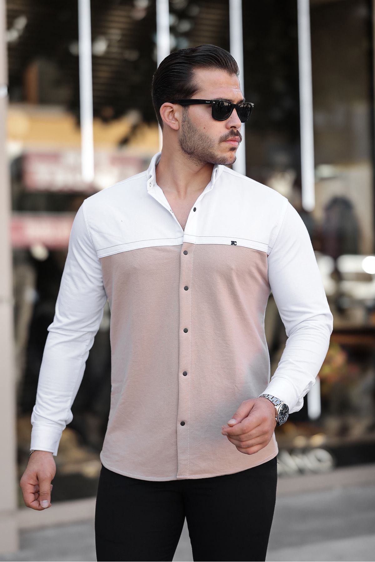 Çift Renk Kışlık Gömlek